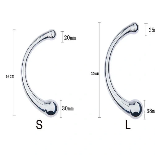 Anal Hooks Double Steel Hook Ended 5858 Elegant Anal Stainless 0201